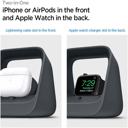 2-in-1 Charging Station for Apple Phone Stand