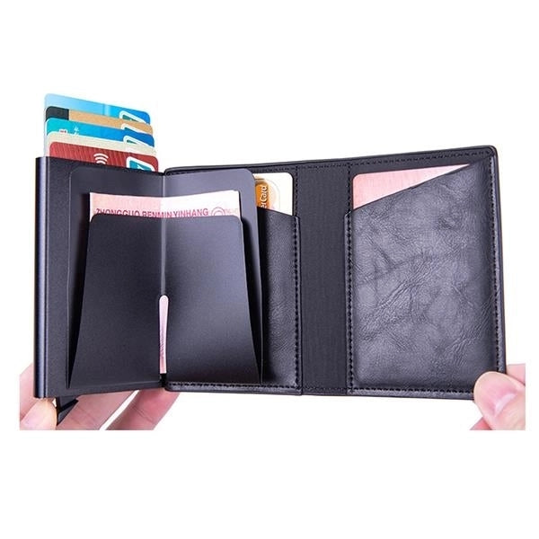 Slim Wallet With Money Clip Rfid Credit Card Holder