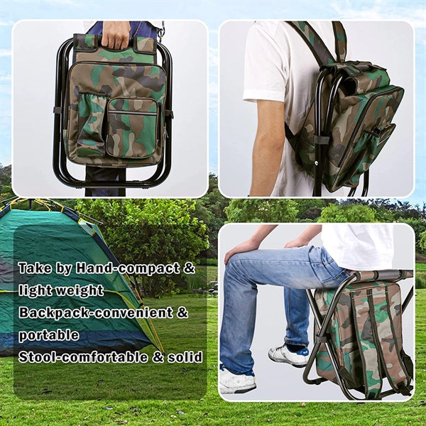 3 in 1 Cooler Backpack  Fishing Chair