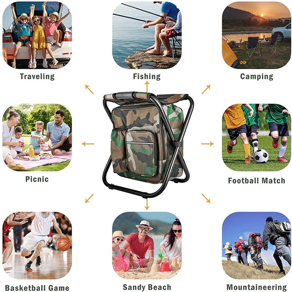 3 in 1 Cooler Backpack  Fishing Chair