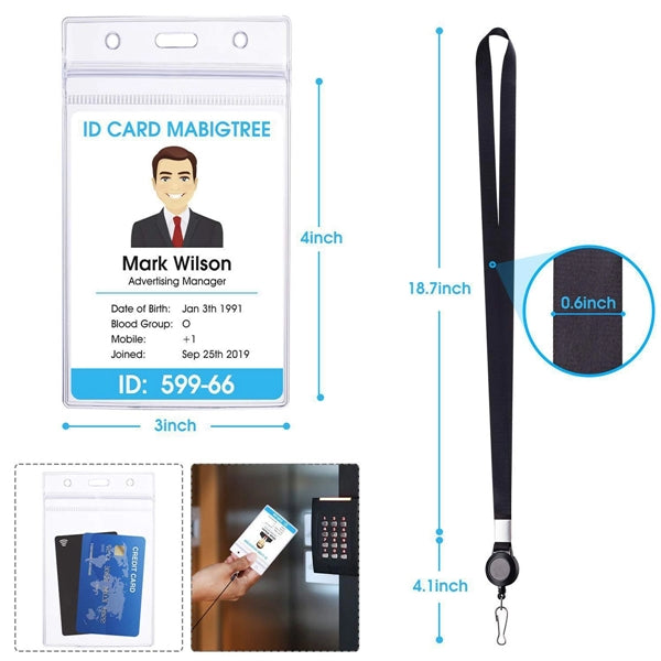 Lanyards for ID Vaccine Card Holder