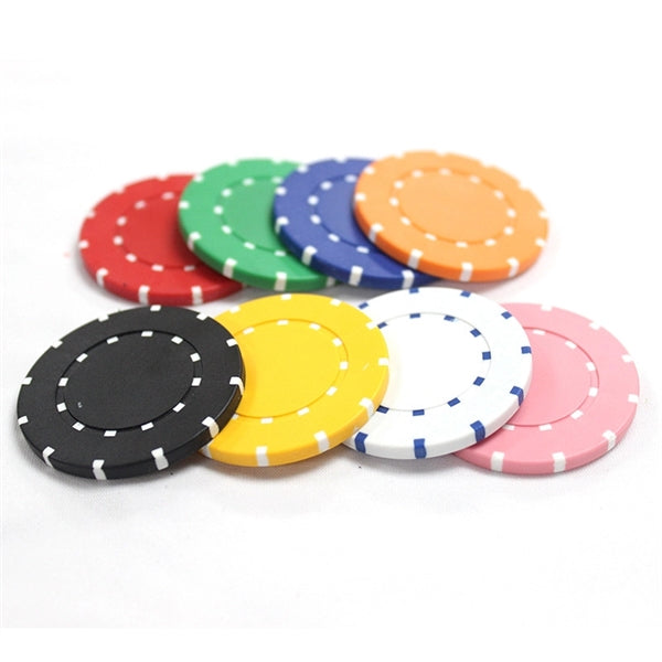 Plastic Club Poker Chips Game Tokens