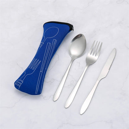 Tableware With Zipper Bag Set