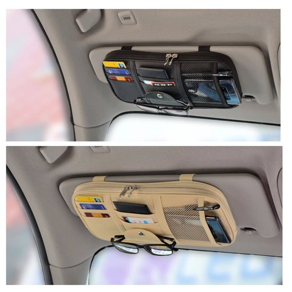 Car Organizer Bag On Sun Visor