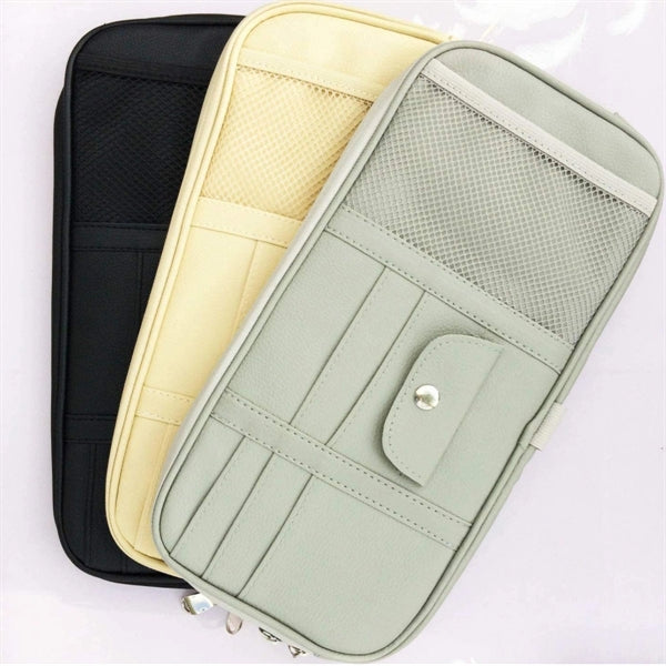 Car Organizer Bag On Sun Visor