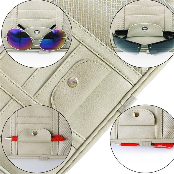 Car Organizer Bag On Sun Visor