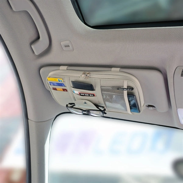 Car Organizer Bag On Sun Visor