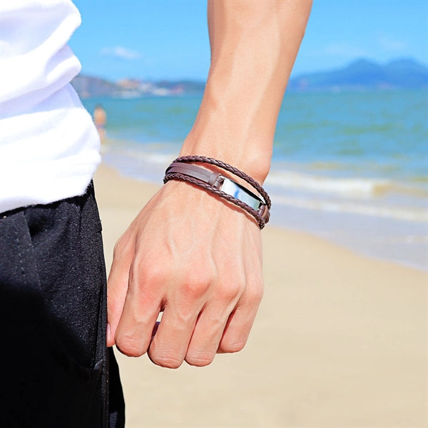 Leather bracelet