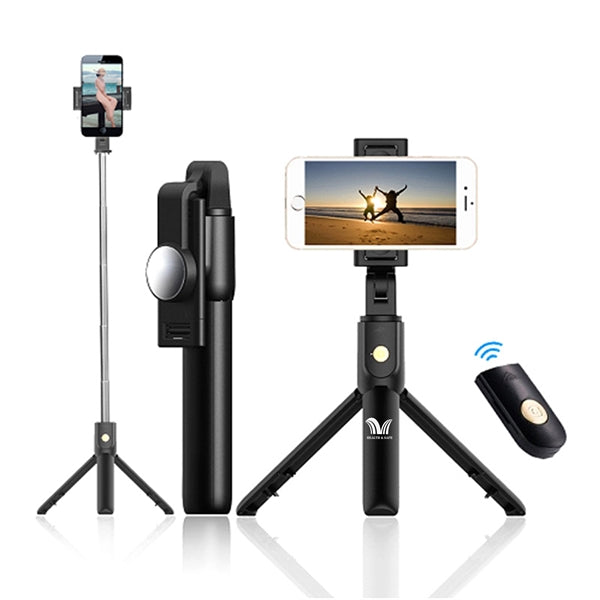 Selfie Stick Extendable Wireless Remote Tripod Stand