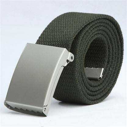 Fashional Metal Buckle Canvas Belt