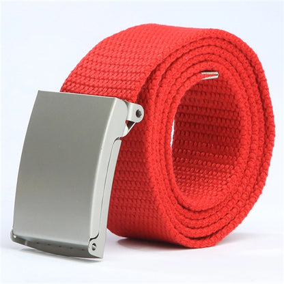 Fashional Metal Buckle Canvas Belt