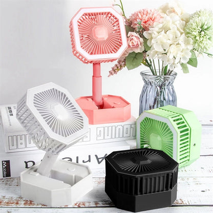 Foldable LED Desktop Fan