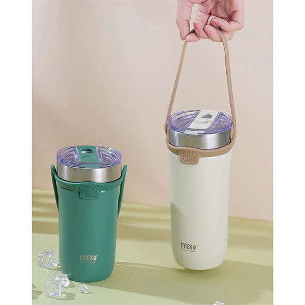 18oz Insulated Travel Tumbler With Silicone Handle