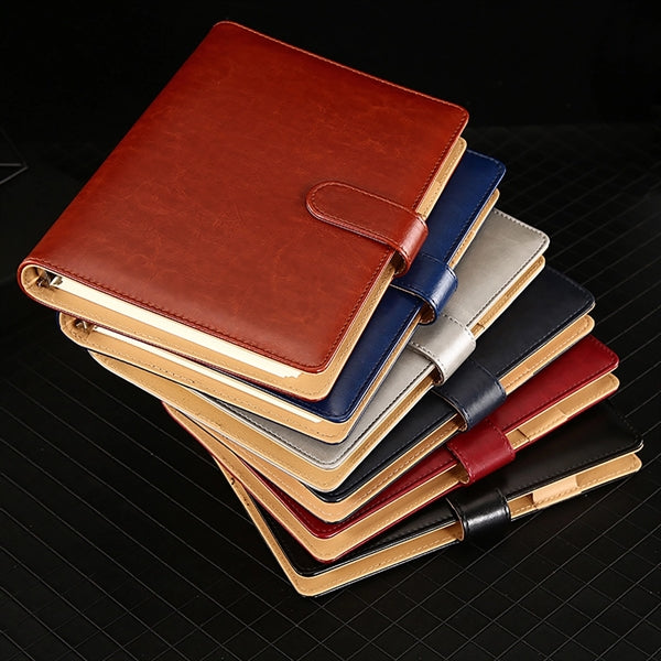 Leather Journal Notebook with Card Bag