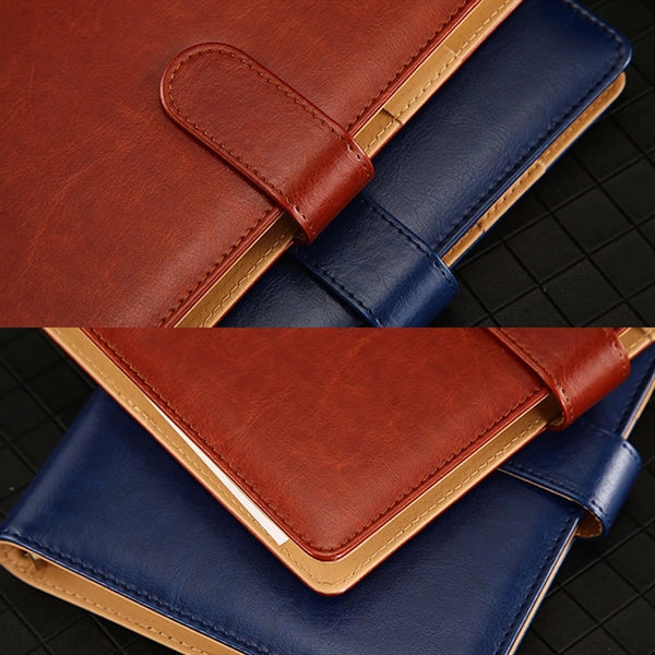 Leather Journal Notebook with Card Bag