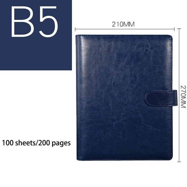 Leather Journal Notebook with Card Bag
