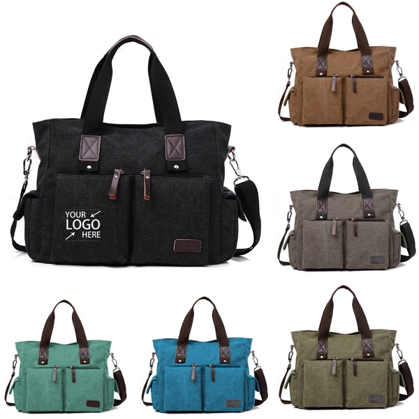 Vintage Men Canvas Messenger Bag