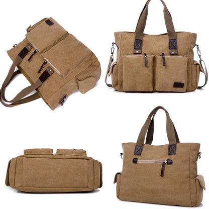 Vintage Men Canvas Messenger Bag