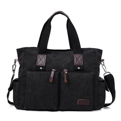Vintage Men Canvas Messenger Bag