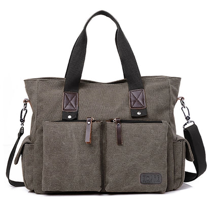 Vintage Men Canvas Messenger Bag