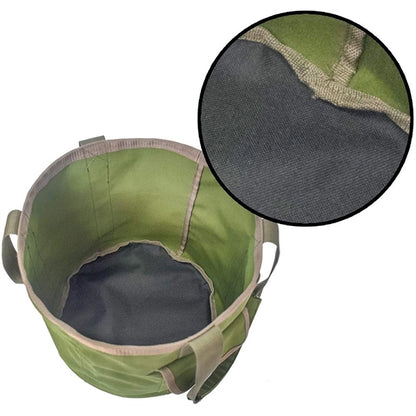 Green Bucket Garden Tools Bag with 2 Pockets