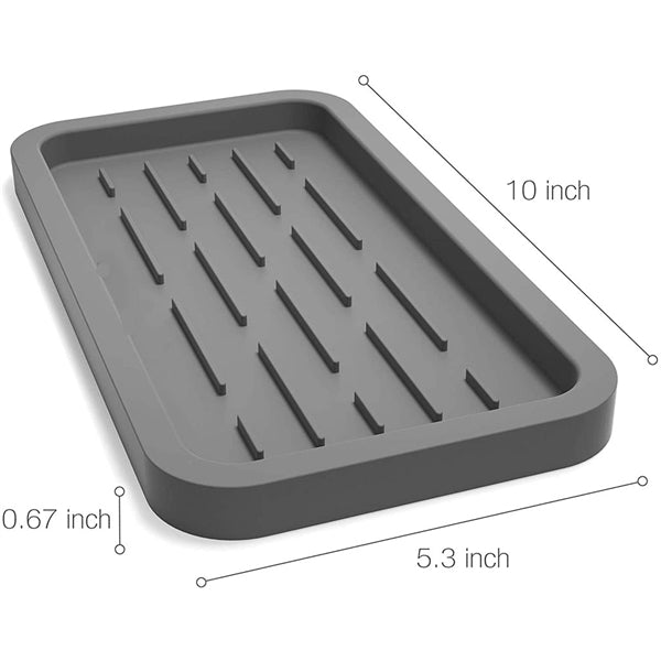 Kitchen Sink Organizer Silicone Tray