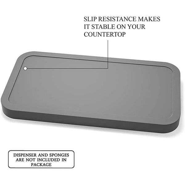 Kitchen Sink Organizer Silicone Tray