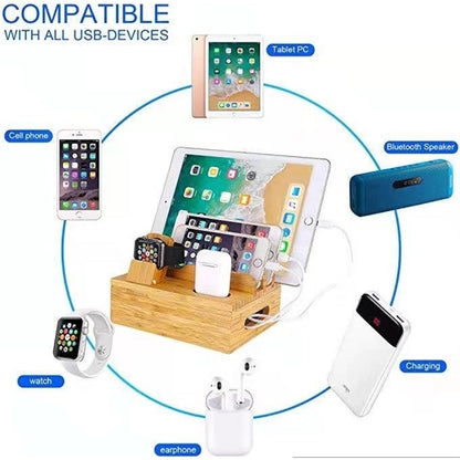 Bamboo Charging Station