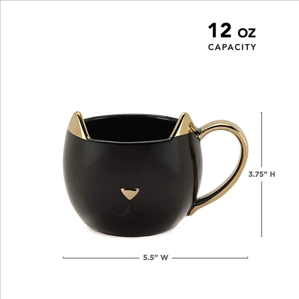 Ceramic 12 Oz Chloe Cat Mug