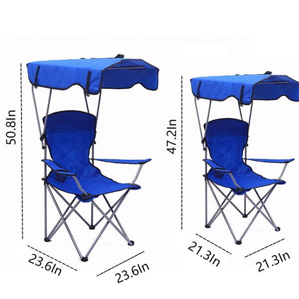 Folding Beach Chair with Canopy