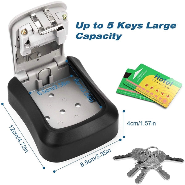Upgraded Wall Mounted Key Safe Box