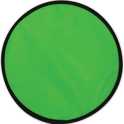 Flexible 10" Diameter Nylon Flying Disc w/ Matching Pouch
