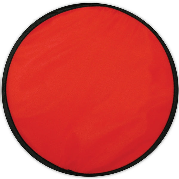 Flexible 10" Diameter Nylon Flying Disc w/ Matching Pouch