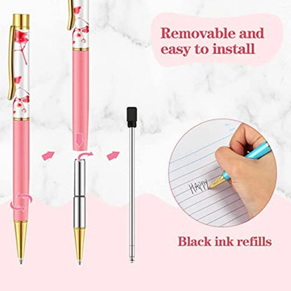 Oil Dried Flower Ballpoint Pen
