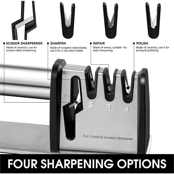High Quality 4 in 1 Knife Sharpner