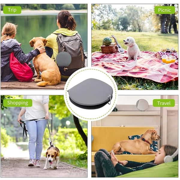Double Collapsible Dog Bowl