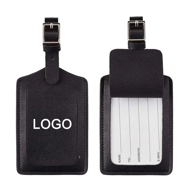 Premium PU Leather Luggage Tag