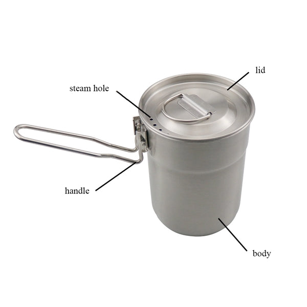 Stainless Steel Camping Cookware