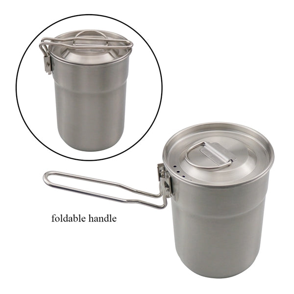 Stainless Steel Camping Cookware