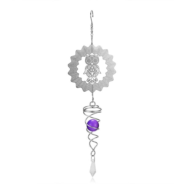 Stainless Steel Hanging Wind Spinner
