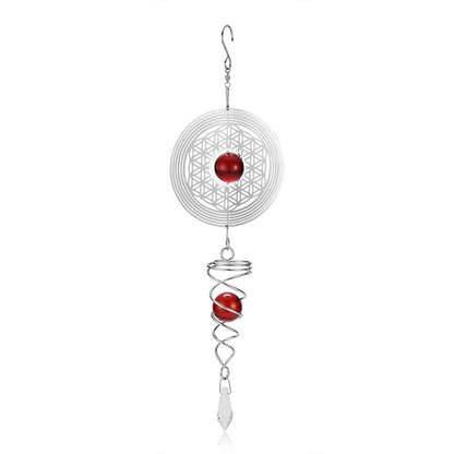 Stainless Steel Hanging Wind Spinner