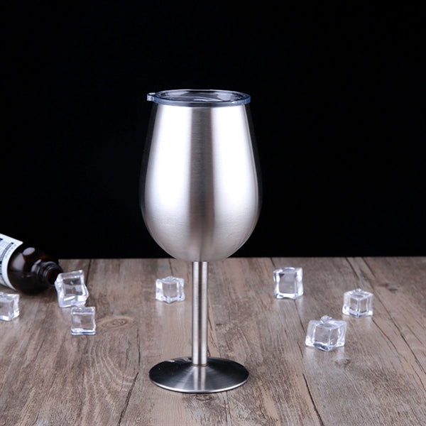 Stainless Steel Wine Glass 16 oz