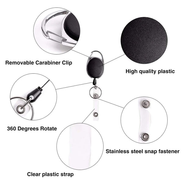 Colorful Retractable Badge