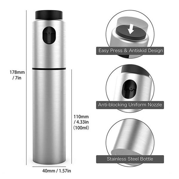 Stainless Steel Cooking Oil Sprayer Bottle