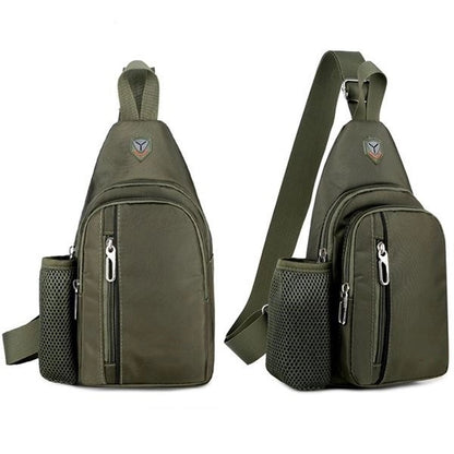 Sling Backpack Crossbody Bag With Earphone Hole