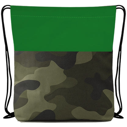 Budget Custom Colored Camo Drawstring Tote Bag-BG