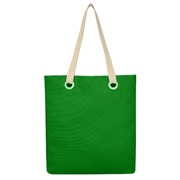 Budget Custom Vibrant Cotton Canvas Tote Bag