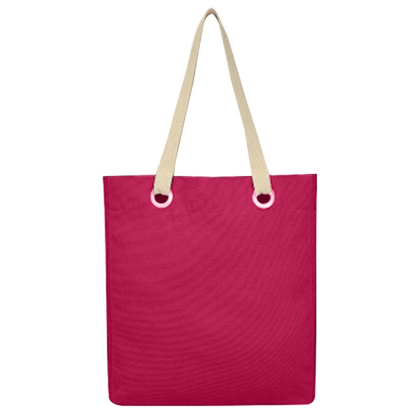Budget Custom Vibrant Cotton Canvas Tote Bag