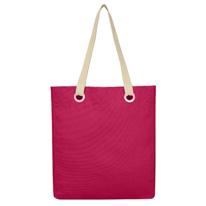 Budget Custom Vibrant Cotton Canvas Tote Bag