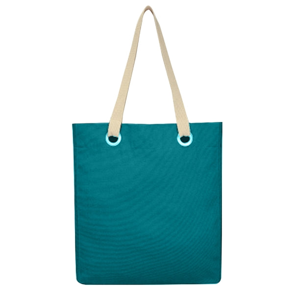 Budget Custom Vibrant Cotton Canvas Tote Bag